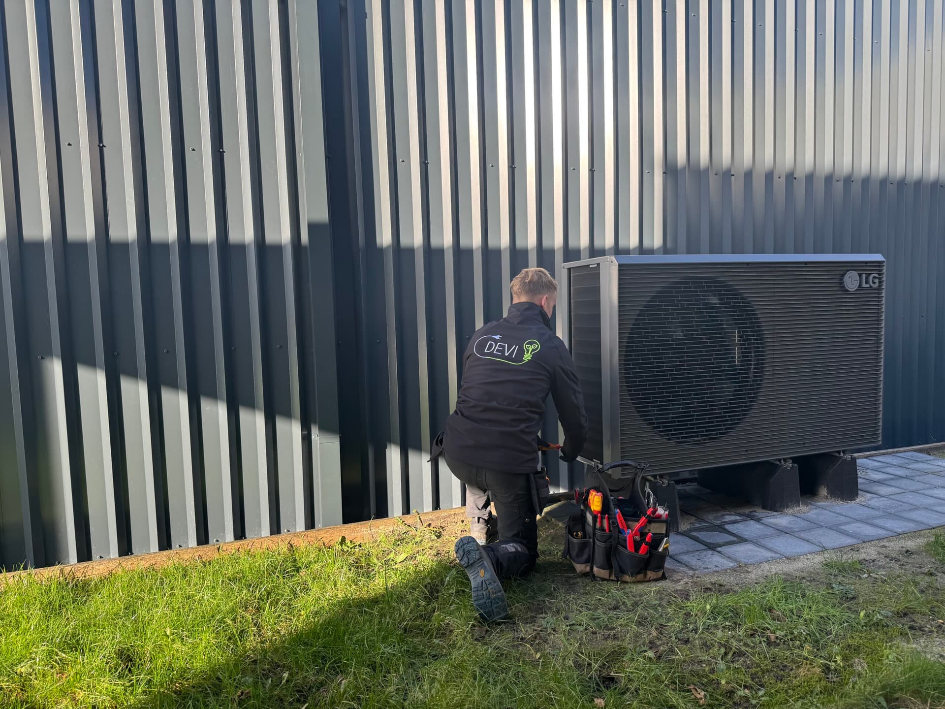 Warmtepomp — geïnstalleerd door DEVI
