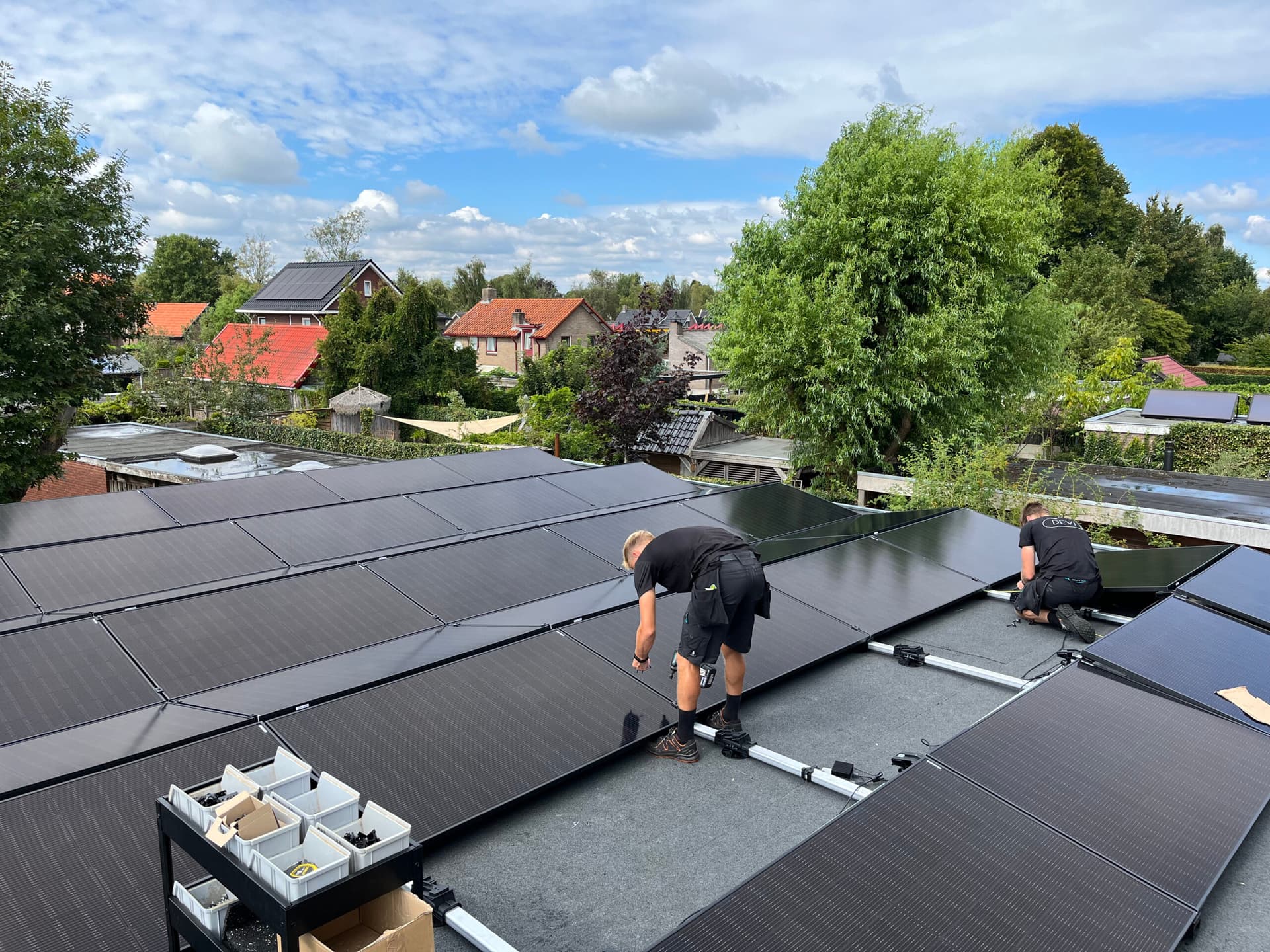 Zonnepanelen — geïnstalleerd door DEVI